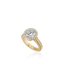 Load image into Gallery viewer, Satin Round Engagement Ring
