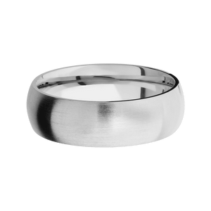 14K White Gold + Satin Finish