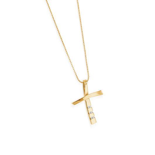 Devotion Diamond Cross Medallion Pendant