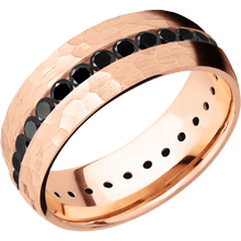 Load image into Gallery viewer, 18K Rose Gold + Hammer Finish
