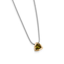 Load image into Gallery viewer, Arrivo Trillion Solitaire Pendant Necklace
