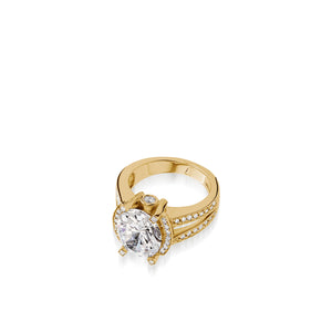 Catherine Elite Yellow Gold Diamond Ring