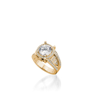 Isabella Elite Yellow Gold Diamond Ring