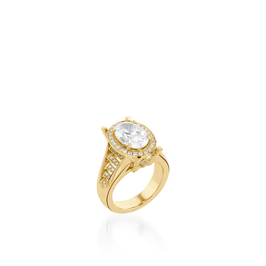 Elizabeth Elite Yellow Gold Diamond Ring