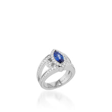 Load image into Gallery viewer, Victoria Elite Sapphire and Diamond Ring
