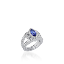 Load image into Gallery viewer, Victoria Elite Tanzanite and Diamond Ring
