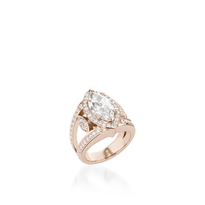 Victoria Elite White Gold Diamond Ring