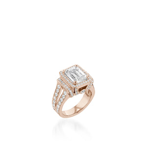 Alexandra Elite Yellow Gold Diamond Ring