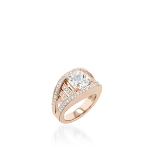 Cleopatra Elite White Gold Diamond Ring