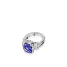 Load image into Gallery viewer, Theodora Elite Tanzanite and Diamond Ring
