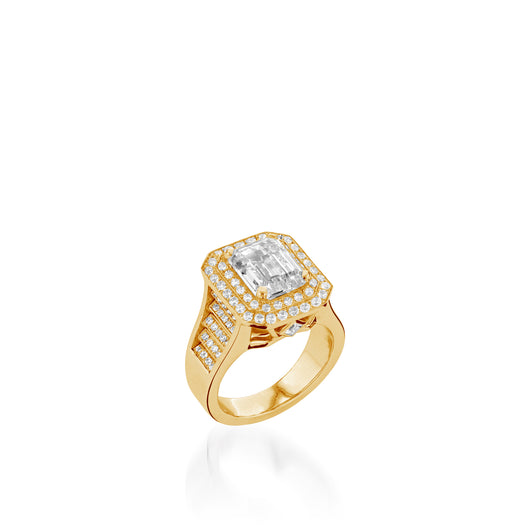 Diana Elite Yellow Gold Diamond Ring