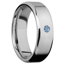 Load image into Gallery viewer, 14K White Gold + Satin , Polish Finish
