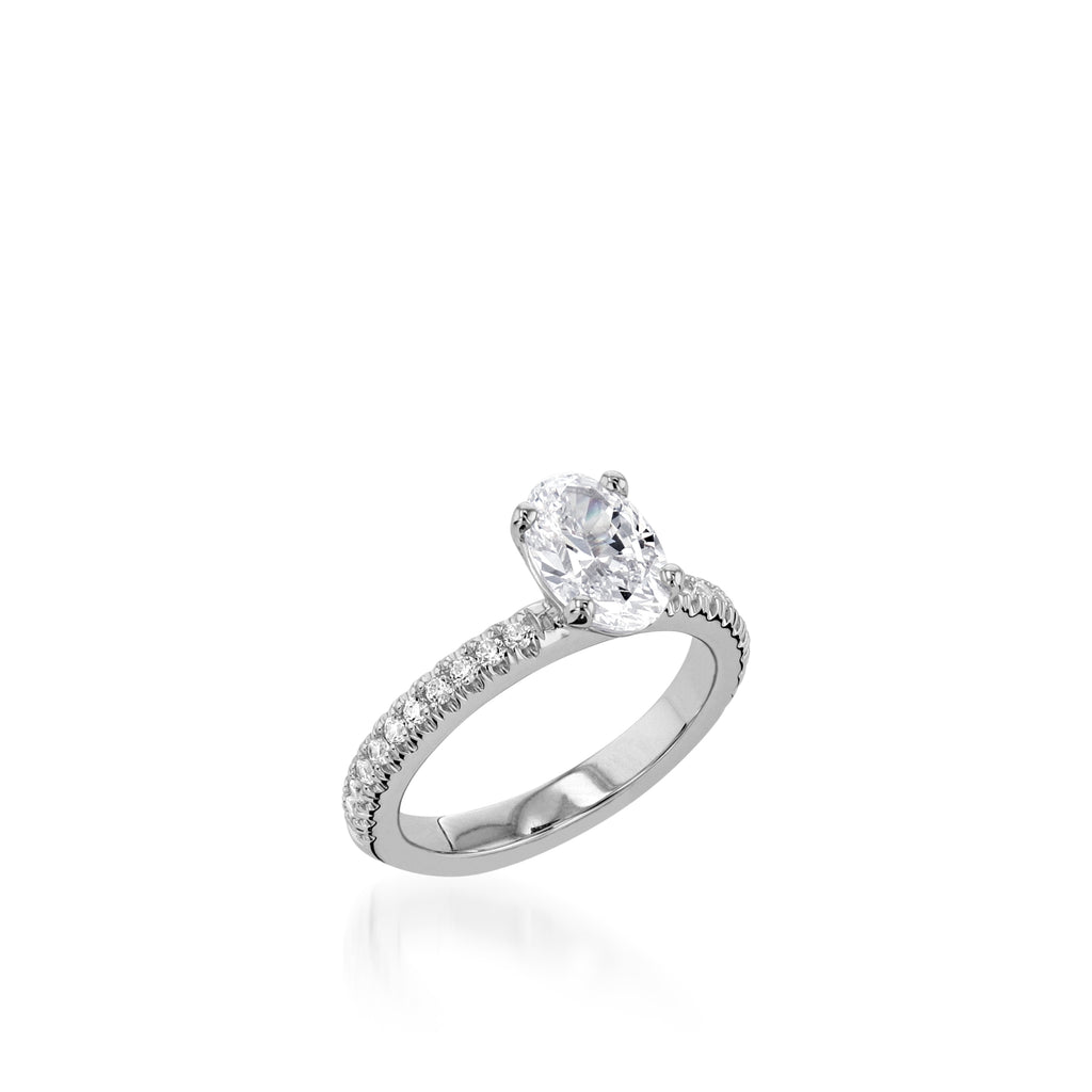 Diamond Shoulder Engagement Rings | RPS Diamonds