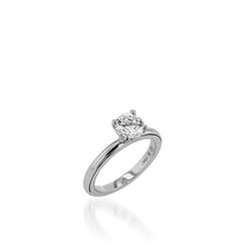 Load image into Gallery viewer, Essence Solitaire Round White Gold Engagement Ring
