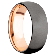 Load image into Gallery viewer, Tantalum Noir + Bead Finish + 14K Rose Gold
