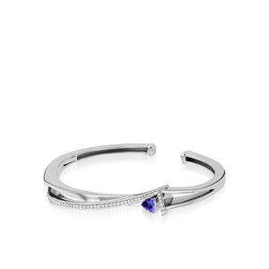 Pinnacle Petite Gemstone Bracelet with Pave Diamonds