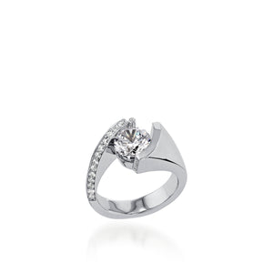 Embrace White Gold Engagement Ring