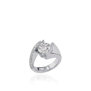 Embrace White Gold Engagement Ring