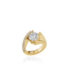 Load image into Gallery viewer, Embrace Yellow Gold Engagement Ring
