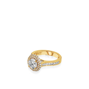 Royalty Yellow Gold Engagement Ring