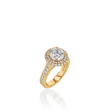 Load image into Gallery viewer, Royalty Yellow Gold Engagement Ring
