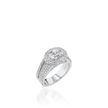 Load image into Gallery viewer, Lavish White Gold Engagement Ring
