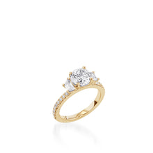Load image into Gallery viewer, Essence Three Stone Engagement Ring
