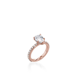 Duchess Pear White Gold Engagement Ring