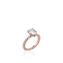 Load image into Gallery viewer, Duchess Pear Yellow Gold Engagement Ring
