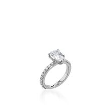 Load image into Gallery viewer, Duchess Pear White Gold Engagement Ring
