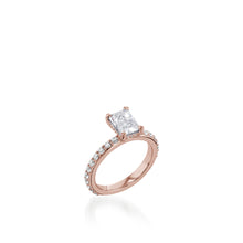 Load image into Gallery viewer, Duchess Radiant White Gold Engagement Ring
