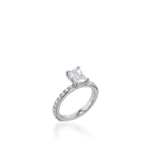 Load image into Gallery viewer, Duchess Radiant White Gold Engagement Ring
