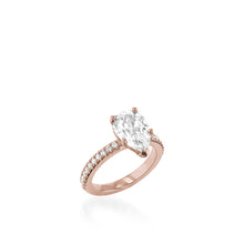 Load image into Gallery viewer, Essence 3-Carat Pear Shaped Engagement Ring
