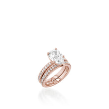 Load image into Gallery viewer, Essence 3-Carat Pear Shaped Engagement Ring
