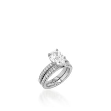 Load image into Gallery viewer, Essence 3-Carat Pear Shaped Engagement Ring
