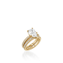 Load image into Gallery viewer, Essence 3-Carat Pear Shaped Engagement Ring
