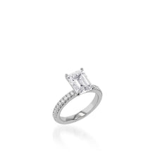 Load image into Gallery viewer, Essence Emerald Cut Engagement Ring
