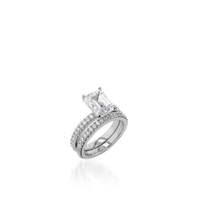 Load image into Gallery viewer, Essence Emerald Cut Engagement Ring
