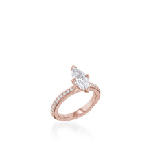 Load image into Gallery viewer, Essence Marquise Yellow Gold Engagement Ring

