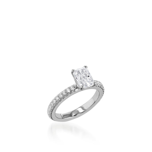 Essence Radiant White Gold Engagement Ring
