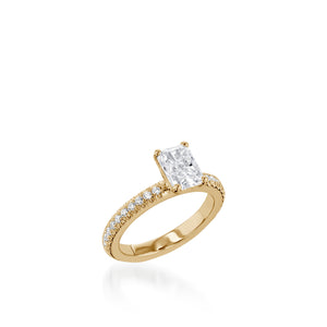 Essence Radiant Yellow Gold Engagement Ring