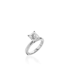 Load image into Gallery viewer, Essence Solitaire Emerald Cut Engagement Ring
