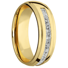 Load image into Gallery viewer, 18K Yellow Gold + Polish , Polish Finish
