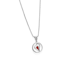 Load image into Gallery viewer, Duo Gold Diamond Heart Pendant Necklace
