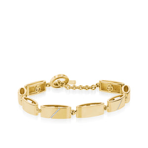 Havana Diamond Link Bracelet