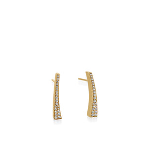 Orion Polar Pave Diamond Earrings