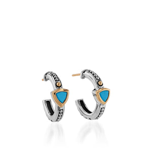 Arrivo Petite Trillion Hoop Earrings