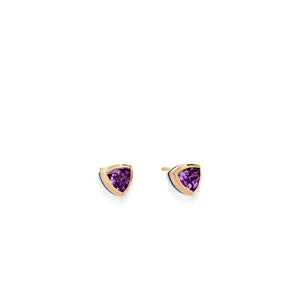 Arrivo Petite Trillion Stud Earrings