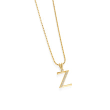 Load image into Gallery viewer, Initial Z Diamond Pendant

