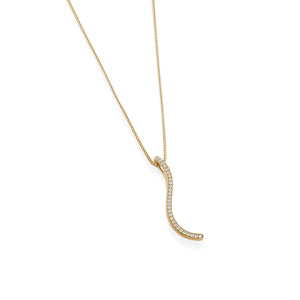 Bellagio  Petite Pave Pendant Necklace